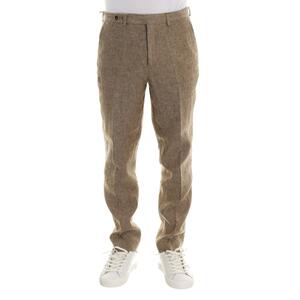 PANTALONE IN LINO SEINSE FANGO